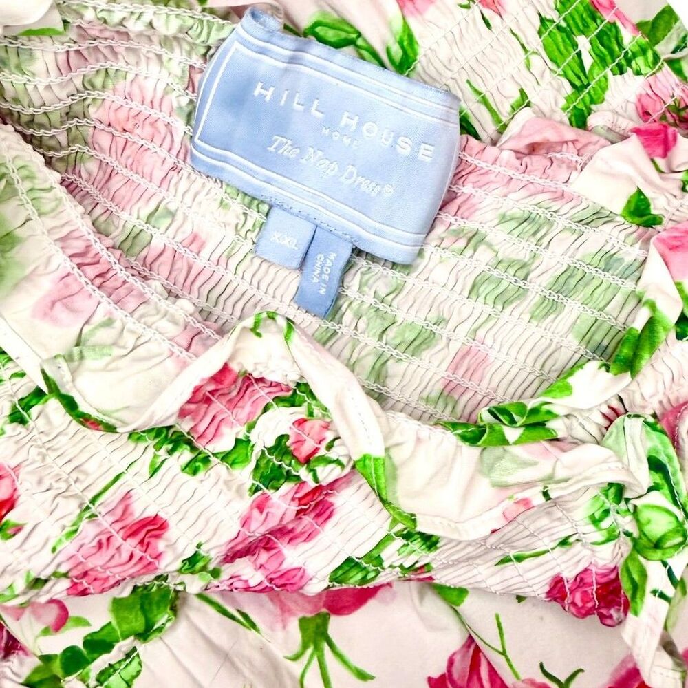 Hill House Home Ellie Nap Dress in Pink Roses Size: XXL - Picture 3 of 3